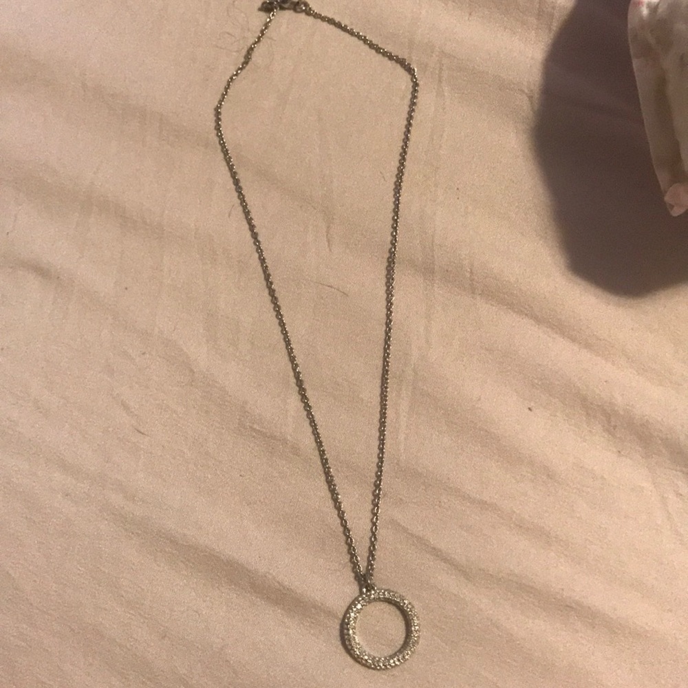 Coach circle necklace